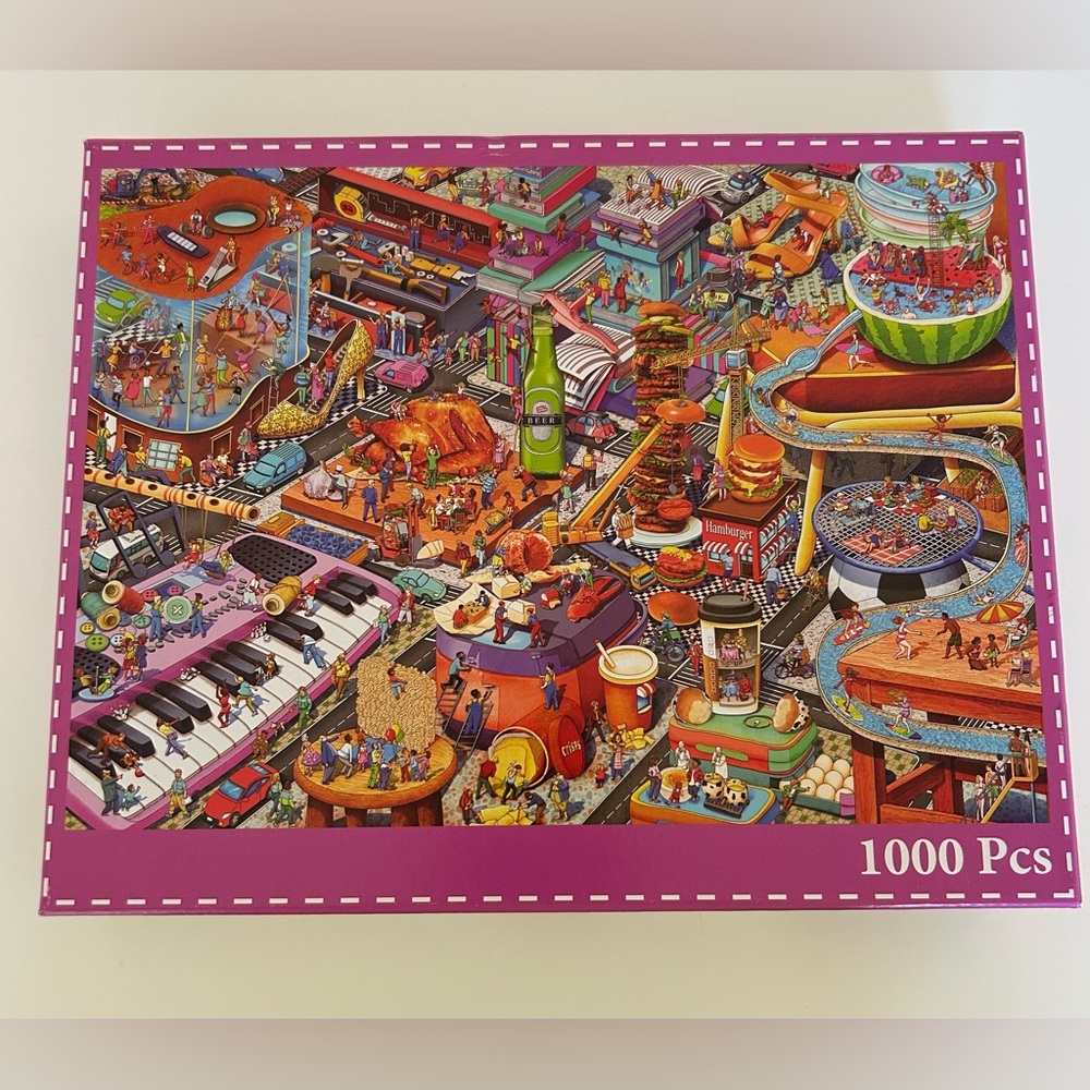 Little People’s World Party - 1000 Piece Jigsaw Puzzle